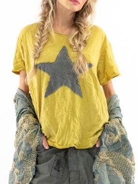 Magnolia Pearl Appliqué Star Tee One Size